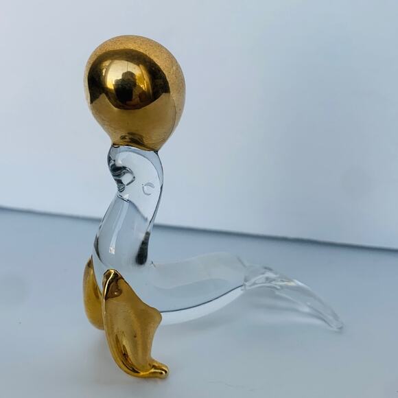 Studio Art Glass Sea Lion Figurine - Picture 5 of 7